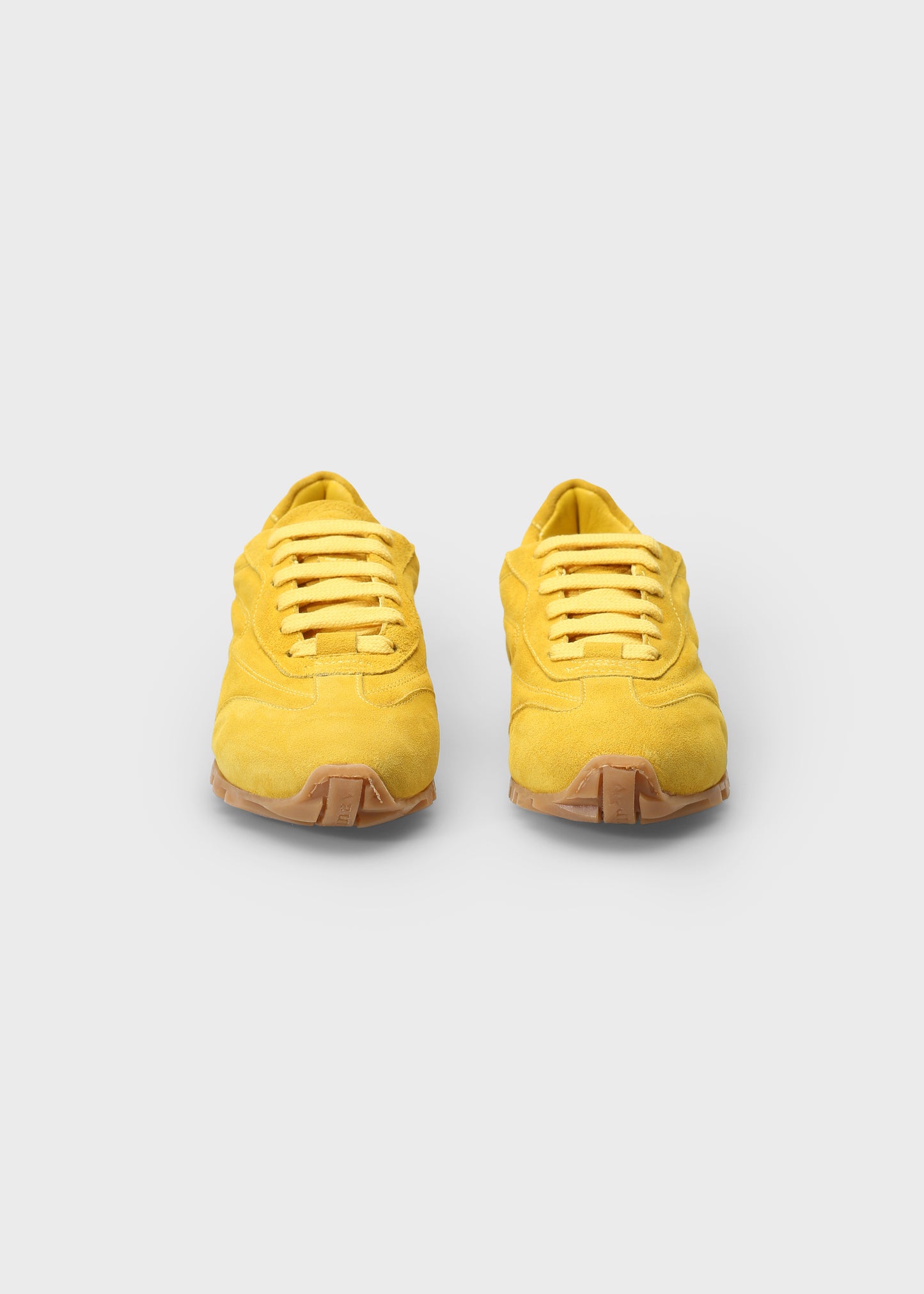 JENNY 001 GIALLO SNEAKER IN VELOUR LEATHER
