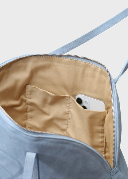 BOWLING 001 AVION BAG IN VELOUR LEATHER