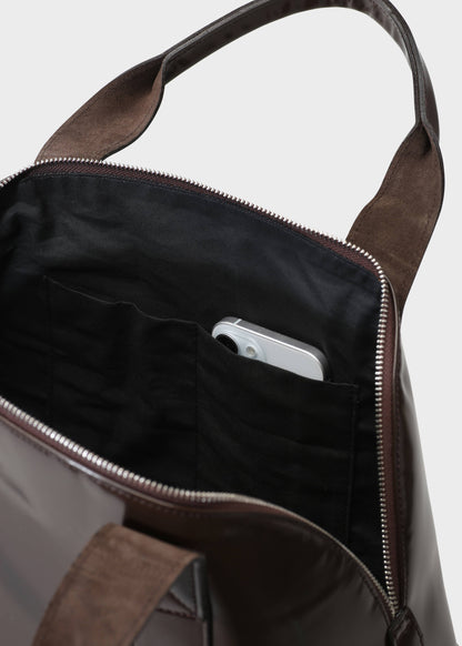 BOWLING 002 T.MORO BAG IN LEATHER ABRASIVATO