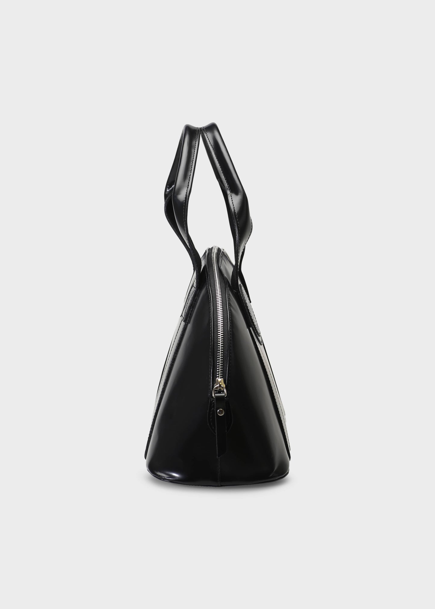 BOWLING 002 NERO BAG IN LEATHER ABRASIVATO