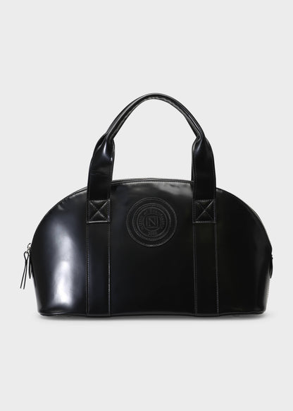 BOWLING 002 NERO BAG IN LEATHER ABRASIVATO