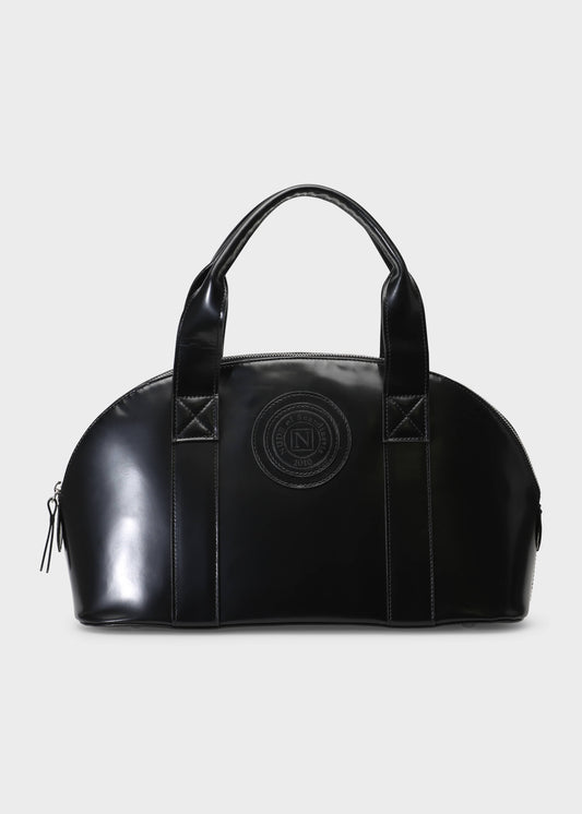 BOWLING 002 NERO BAG IN LEATHER ABRASIVATO