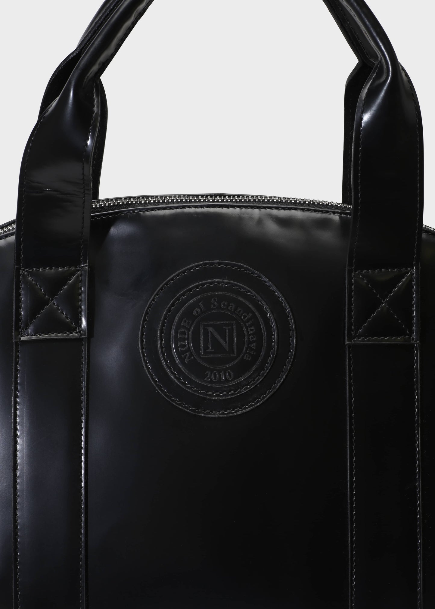 BOWLING 002 NERO BAG IN LEATHER ABRASIVATO