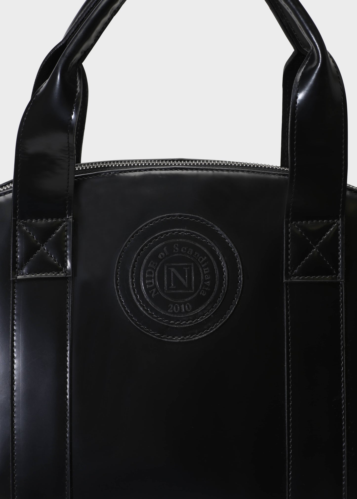 BOWLING 002 NERO BAG IN LEATHER ABRASIVATO
