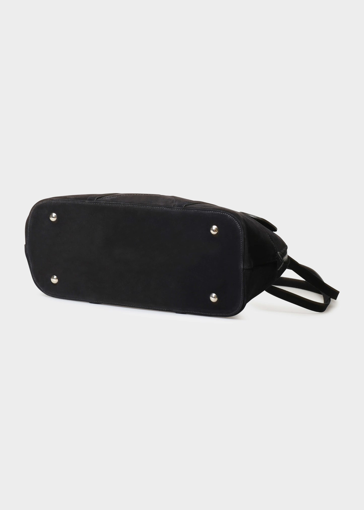 BOWLING 001 NERO BAG IN VELOUR LEATHER