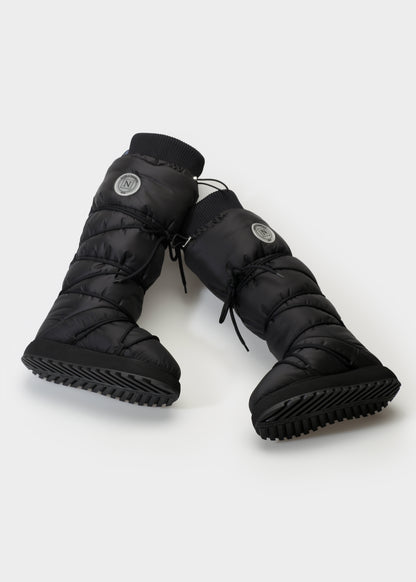 FILIPPA 002 BLACK KNEE BOOT IN TECH