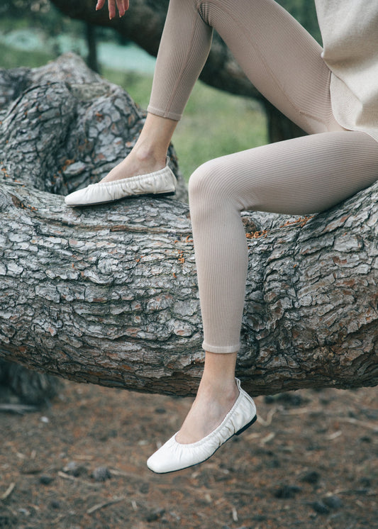 CHLOE 019 CRUDO BALLERINA IN TROPEZ LEATHER