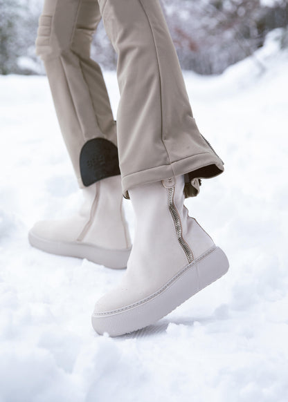 HEDDA 003 GESSO BOOT IN NABUK IDRO LEATHER