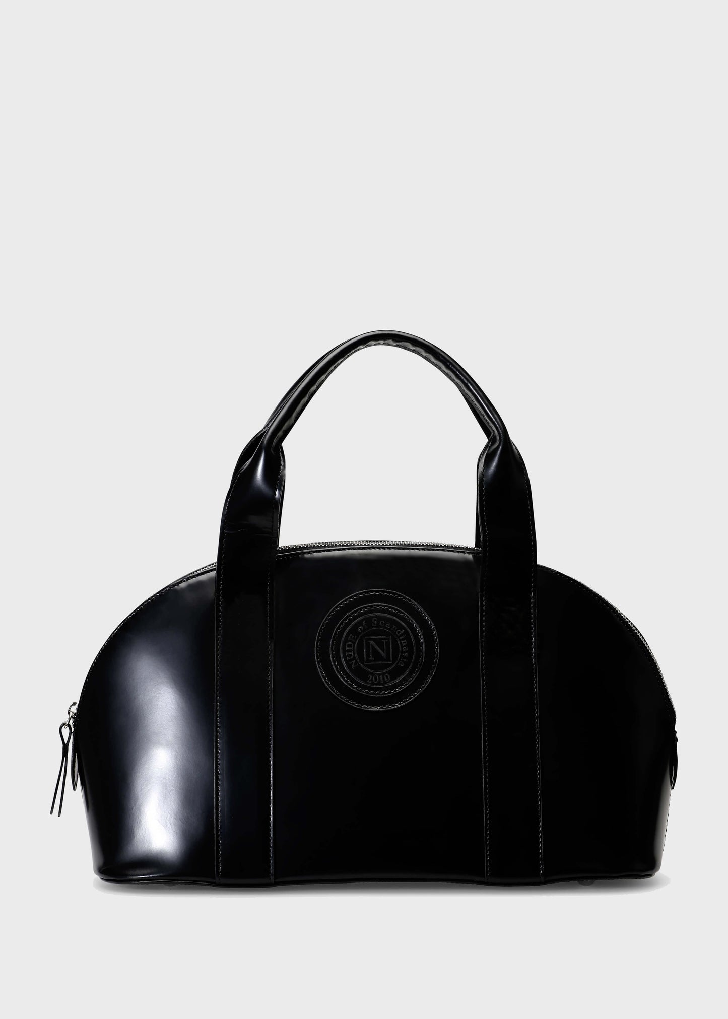 BOWLING 002 NERO BAG IN LEATHER ABRASIVATO