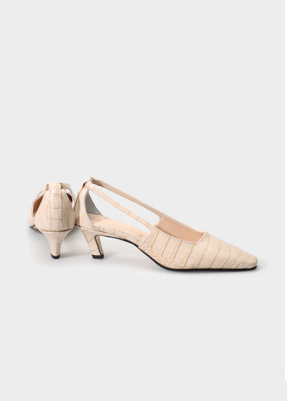 CAMILLA 006 PANNA HEELS IN COCCO BABY LEATHER