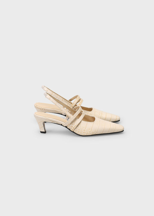 CAMILLA 004 PANNA HEELS IN COCCO BABY LEATHER