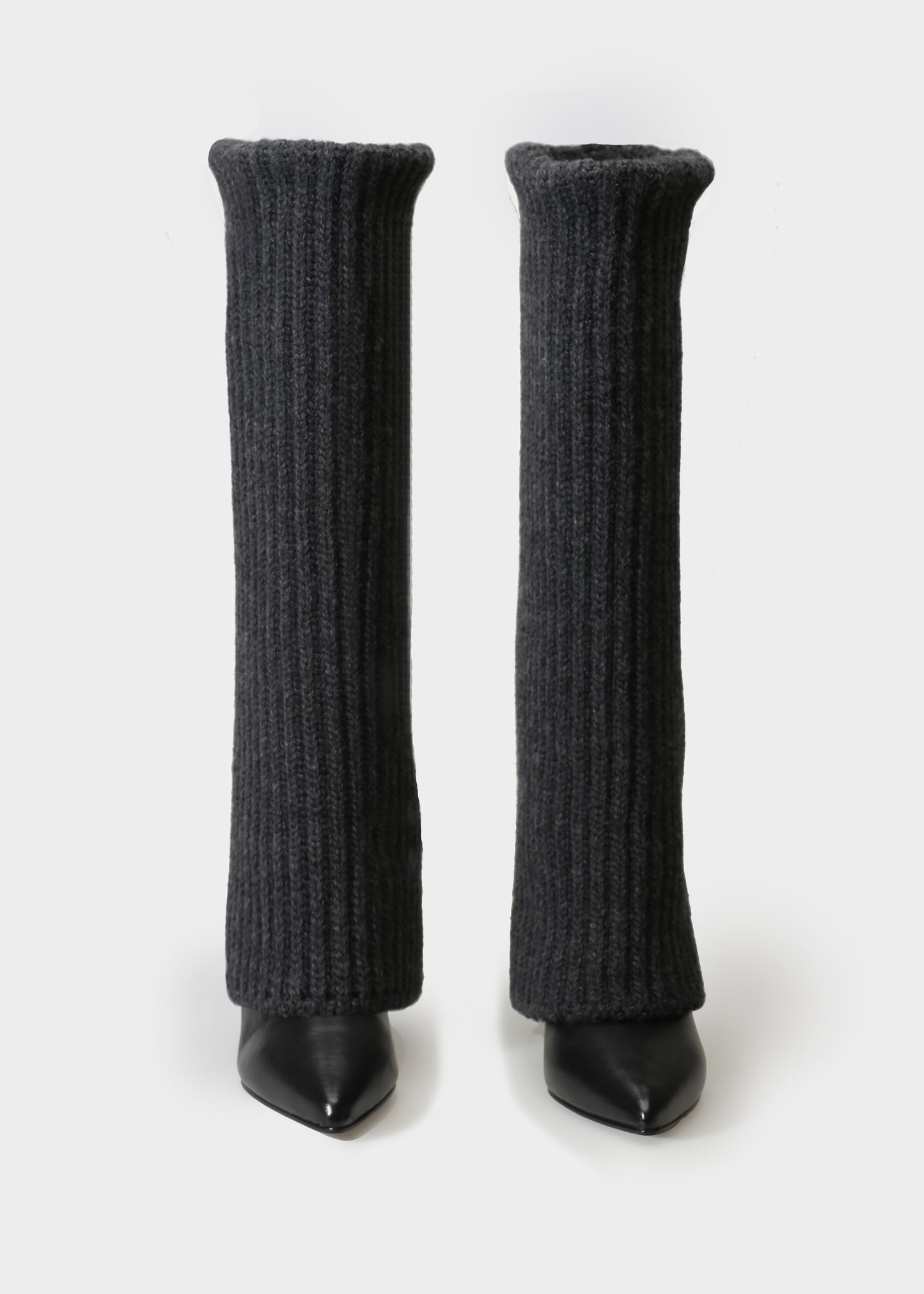 CHIELA 025 NERO BOOTS IN WOOL/LEATHER