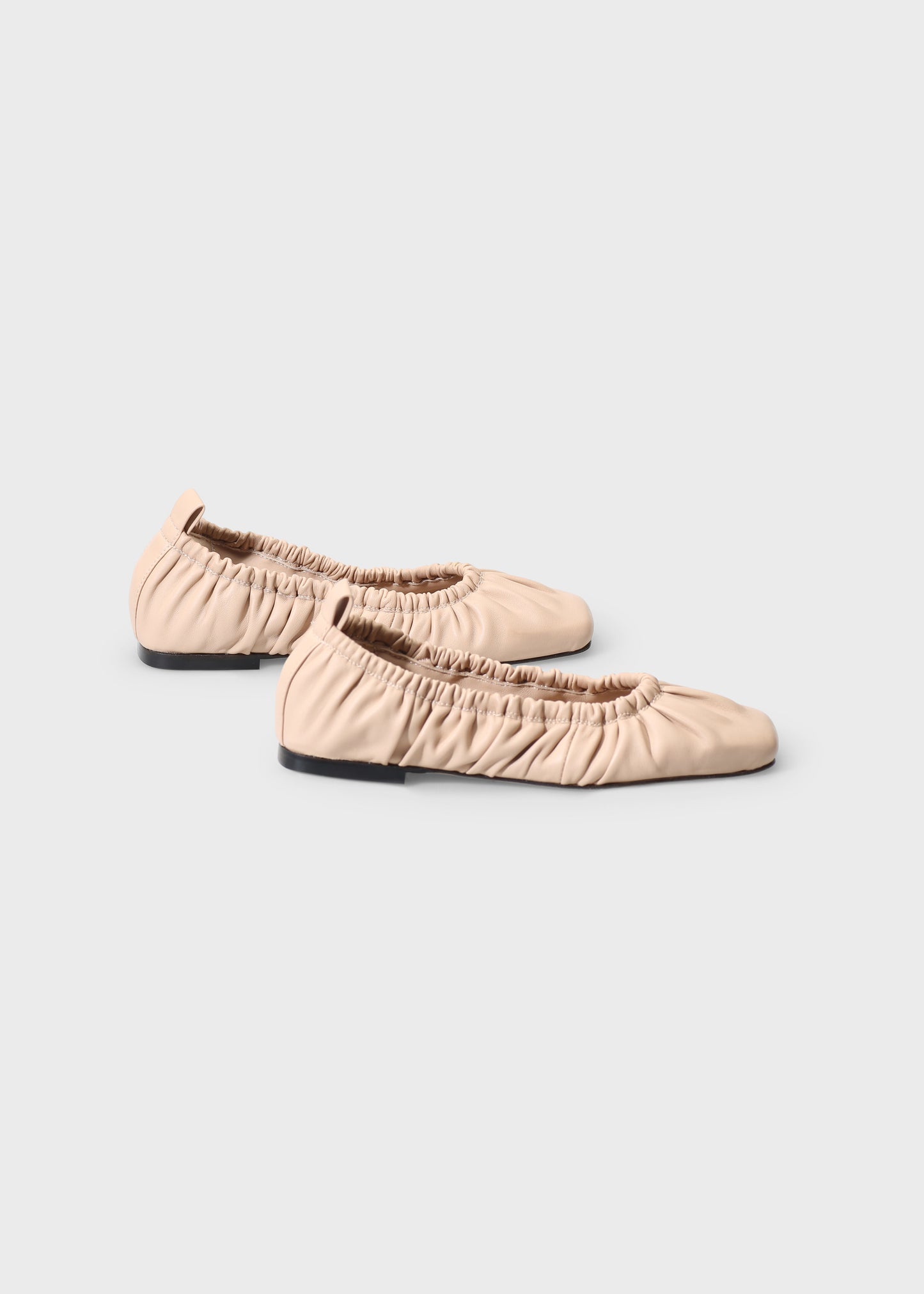 CHLOE 019 CAPPUCCINO BALLERINA IN TROPEZ LEATHER
