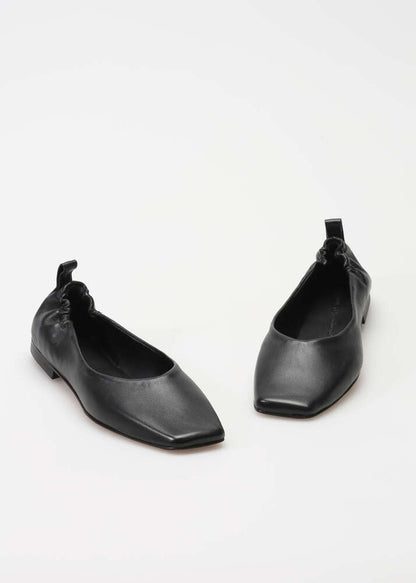CHLOE 002 NERO BALLERNA IN TROPEZ LEATHER