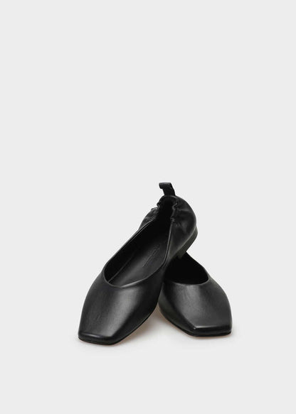 CHLOE 002 NERO BALLERNA IN TROPEZ LEATHER