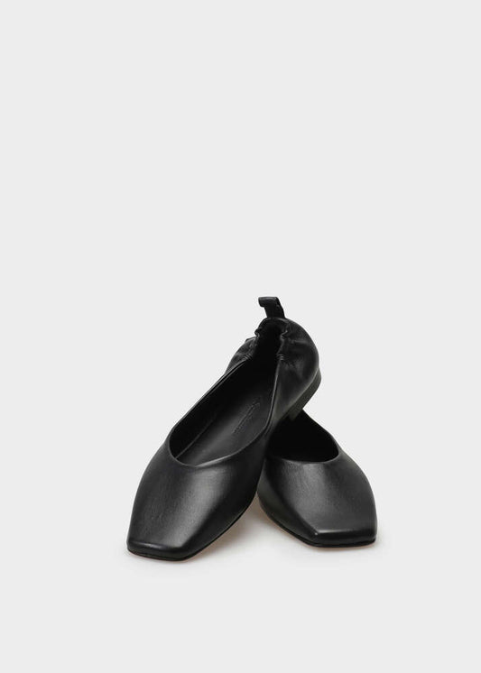 CHLOE 002 NERO BALLERNA IN TROPEZ LEATHER