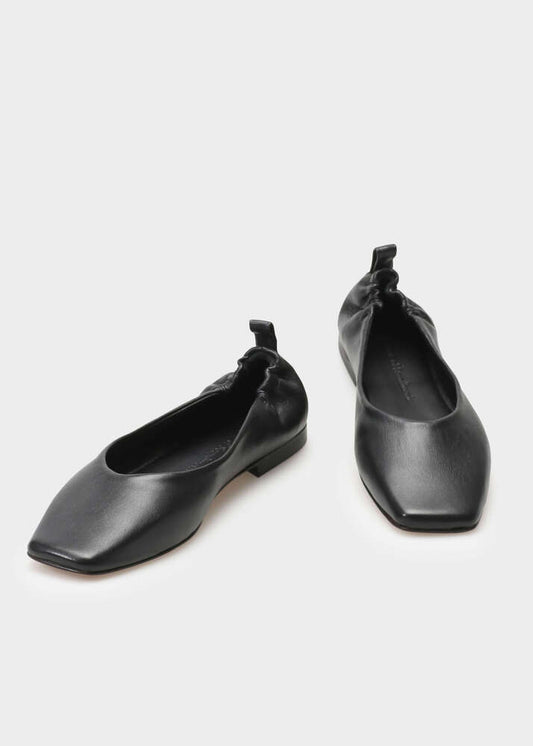 CHLOE 002 NERO BALLERNA IN TROPEZ LEATHER