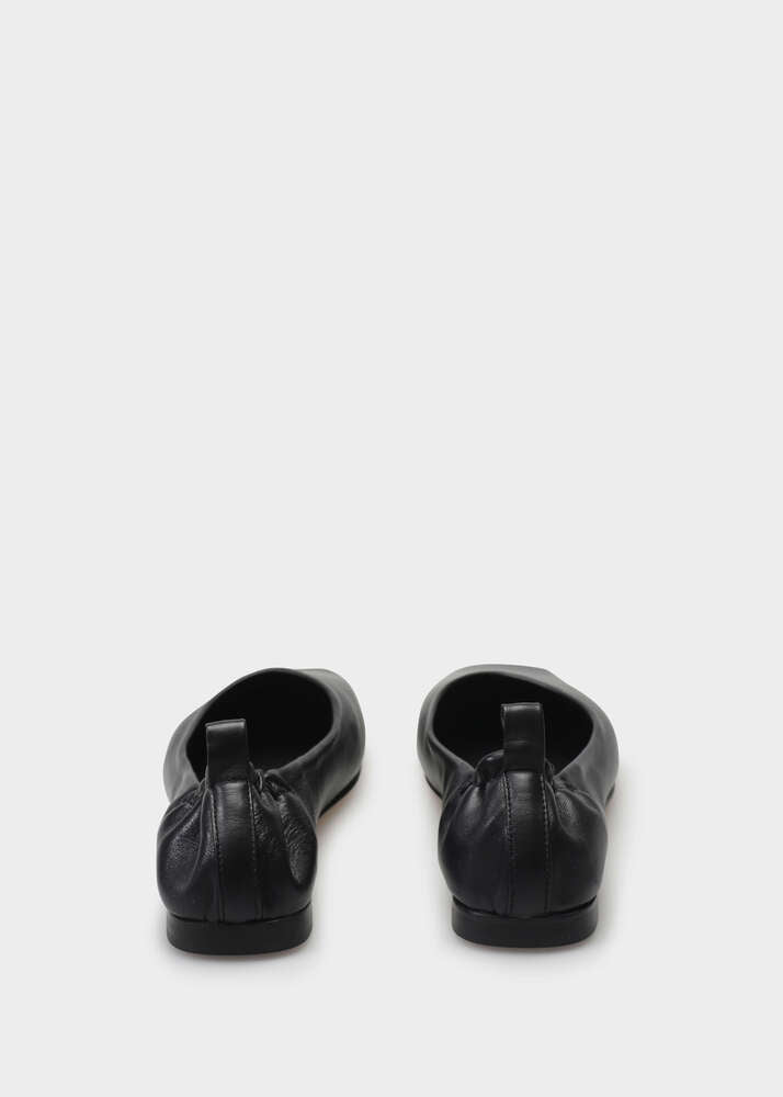CHLOE 002 NERO BALLERNA IN TROPEZ LEATHER