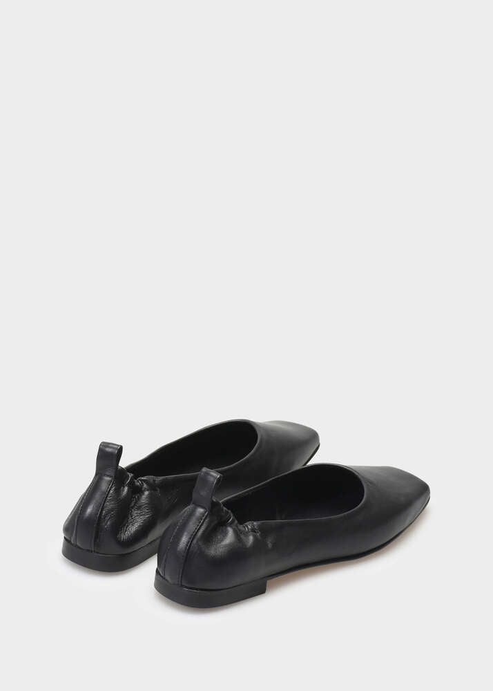 CHLOE 002 NERO BALLERNA IN TROPEZ LEATHER