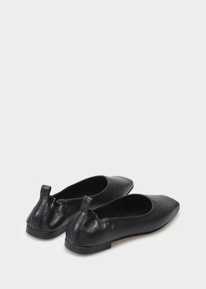 CHLOE 002 NERO BALLERNA IN TROPEZ LEATHER