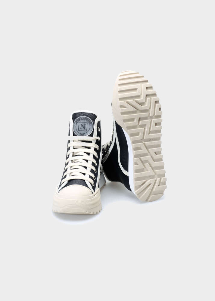 ELSA 002 NERO SNEAKERS IN TECHNO PANAMA