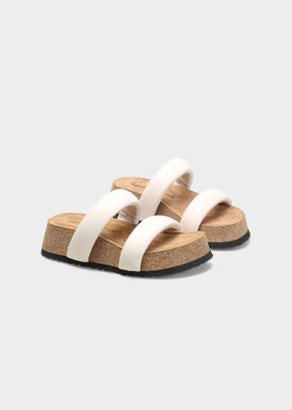 ELVIRA 002 CRUDO SANDAL IN TROPEZ LEATHER