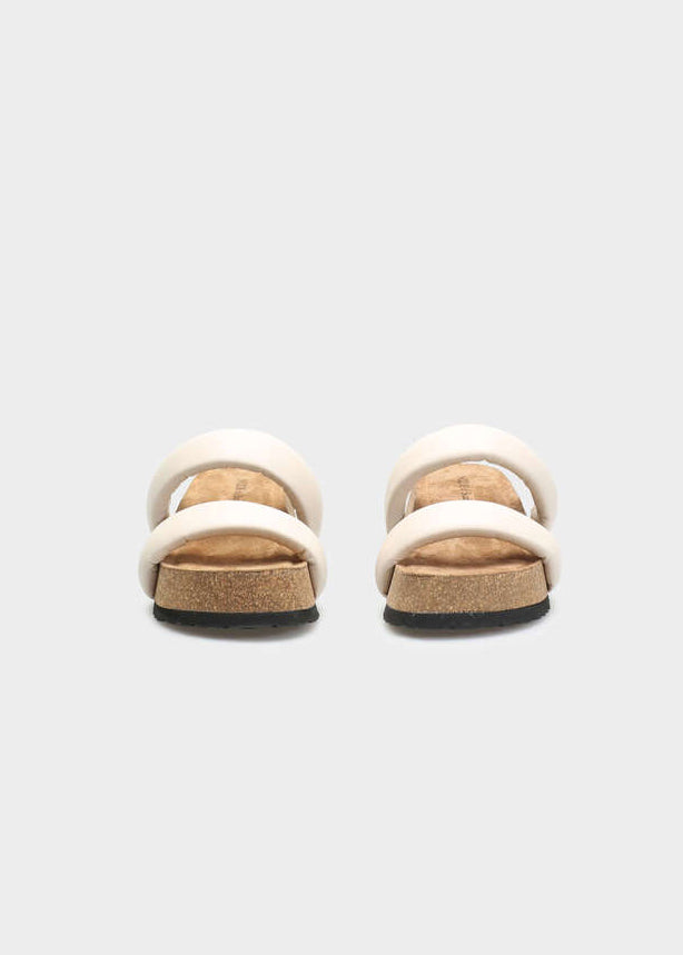 ELVIRA 002 CRUDO SANDAL IN TROPEZ LEATHER