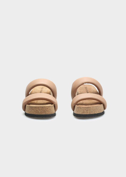 ELVIRA 002 NATURAL TAN SANDAL IN TROPEZ LEATHER