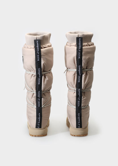 FILIPPA 002 BEIGE KNEE BOOT IN TECH
