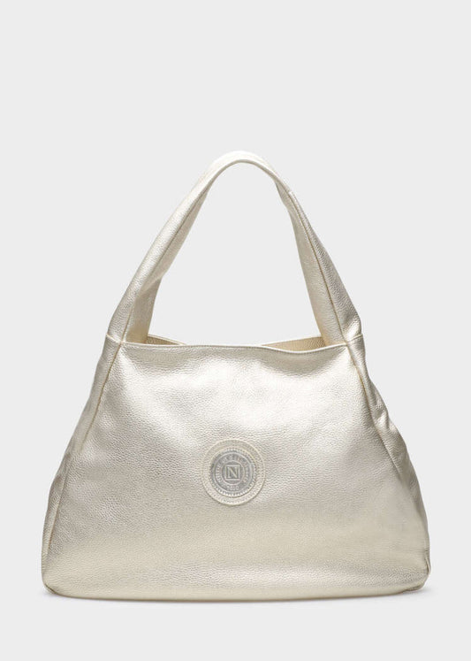 HANDY 614 PLATINO BAG IN BOGOTA LEATHER