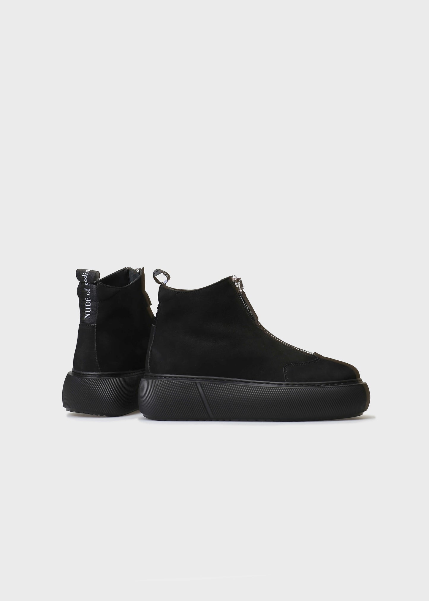 HEDDA 020 NERO SNEAKERS IN NABUK IDRO LEATHER