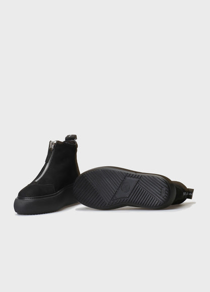 HEDDA 021 NERO BOOT IN NUBUCK IDRO LEATHER