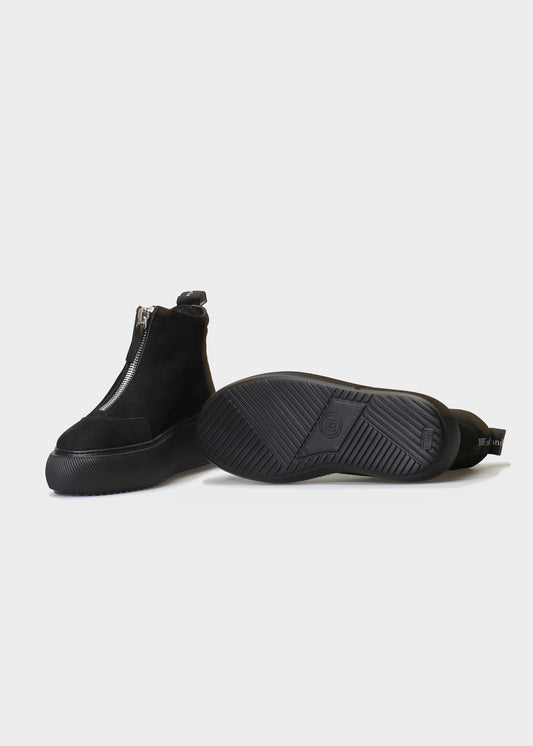 HEDDA 021 NERO BOOT IN NUBUCK IDRO LEATHER