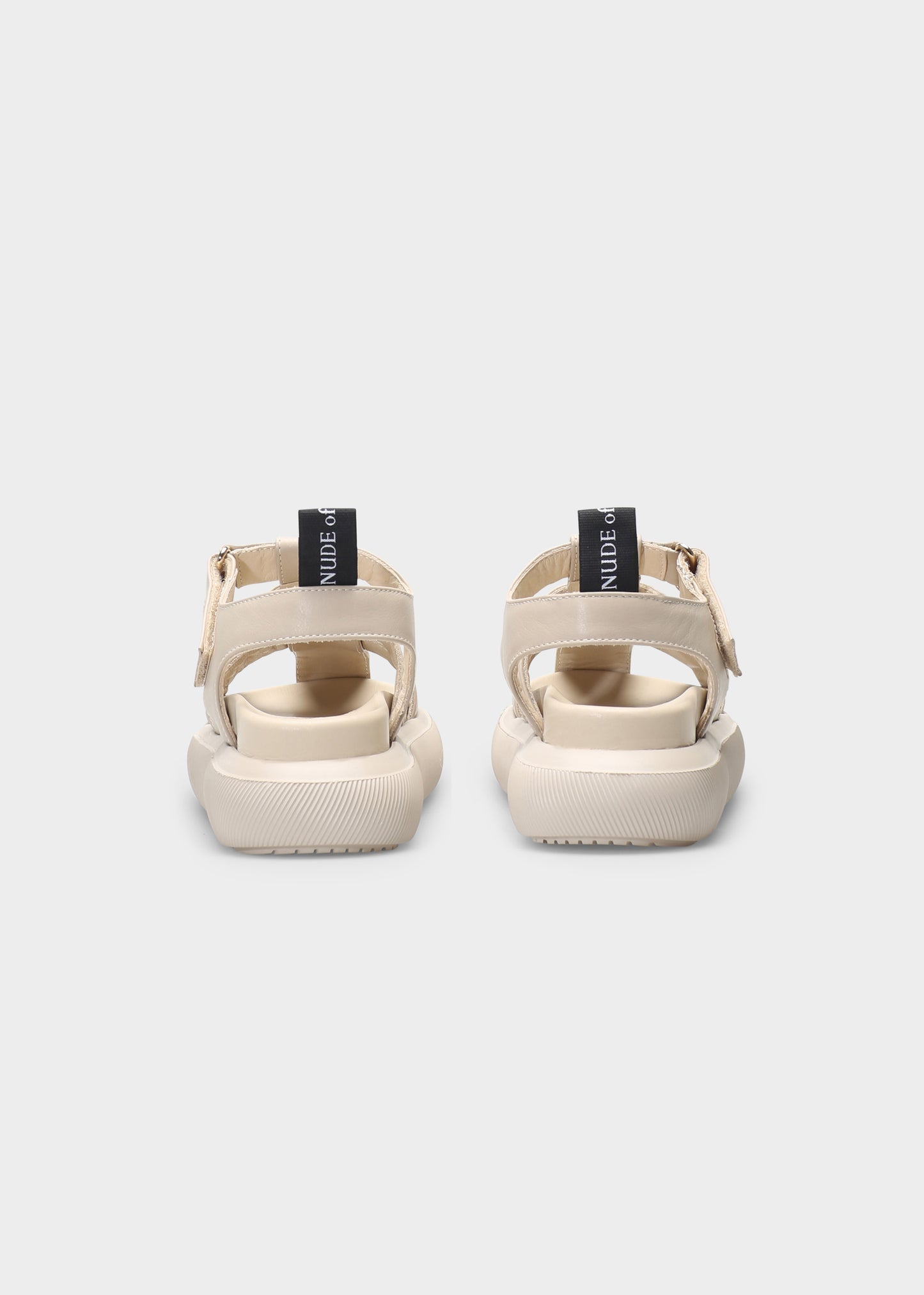 HEDDA 010 LATTE MACCHIATO SANDALS IN CAPRICORNO LEATHER