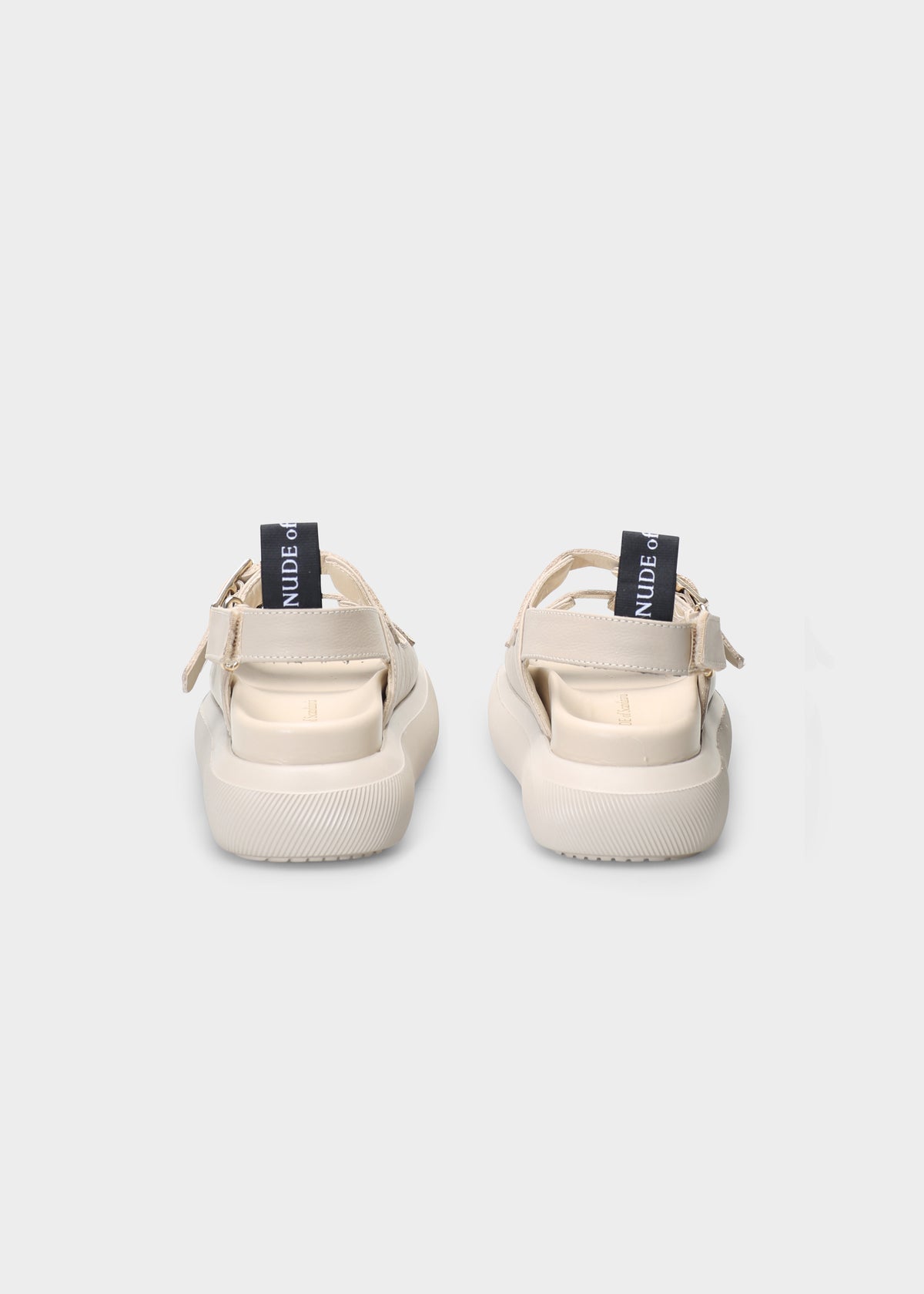 HEDDA 012 LATTE MACCHIATO SANDAL IN CAPRICORNO LEATHER