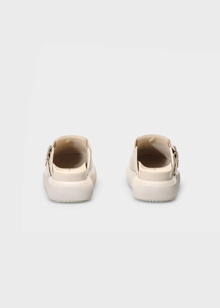 HEDDA 013 LATTE MACCHIATO SANDAL IN CAPRICORNO LEATHER