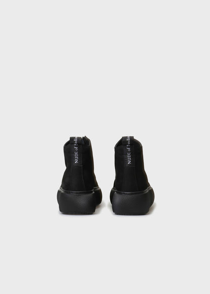 HEDDA 020 NERO SNEAKERS IN NABUK IDRO LEATHER