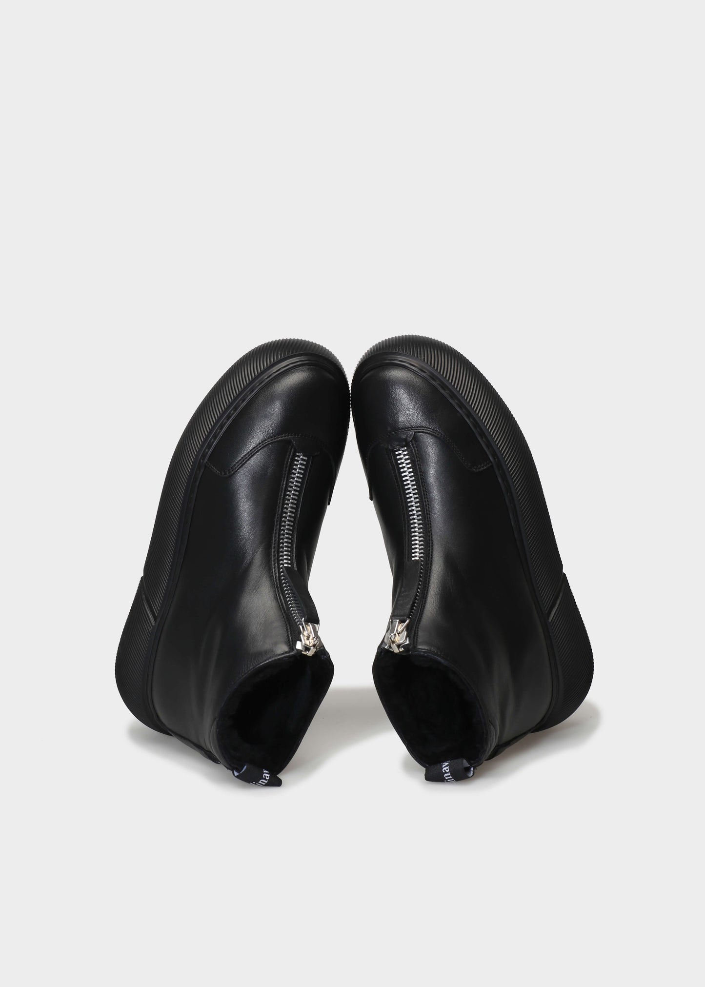 HEDDA 021 NERO BOOTS IN KIPS LEATHER