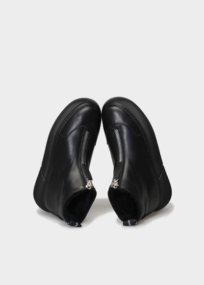 HEDDA 021 NERO BOOTS IN KIPS LEATHER