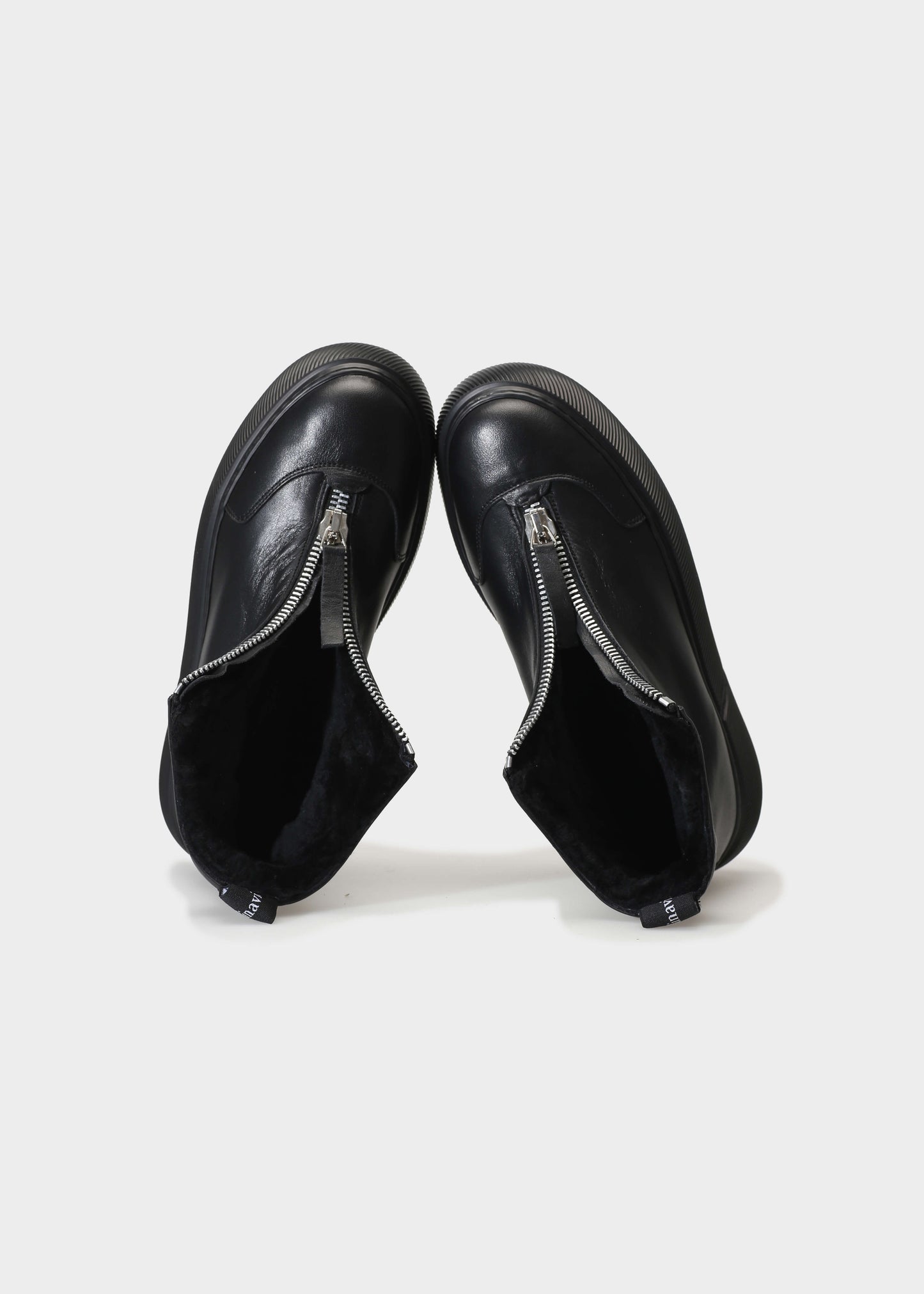 HEDDA 021 NERO BOOTS IN KIPS LEATHER
