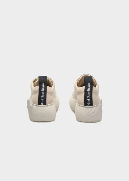 HEDDA 015 LATTE MACCHIATO SNEAKER IN CAPRICORNO LEATHER