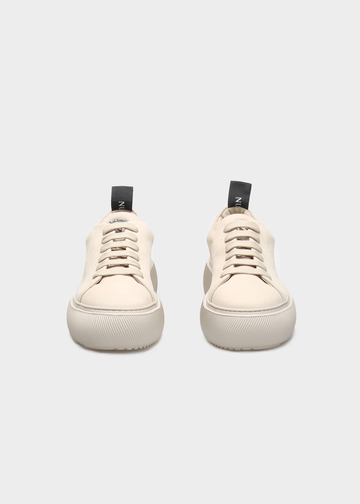 HEDDA 015 GESSO SNEAKER IN NABUK IDRO LEATHER