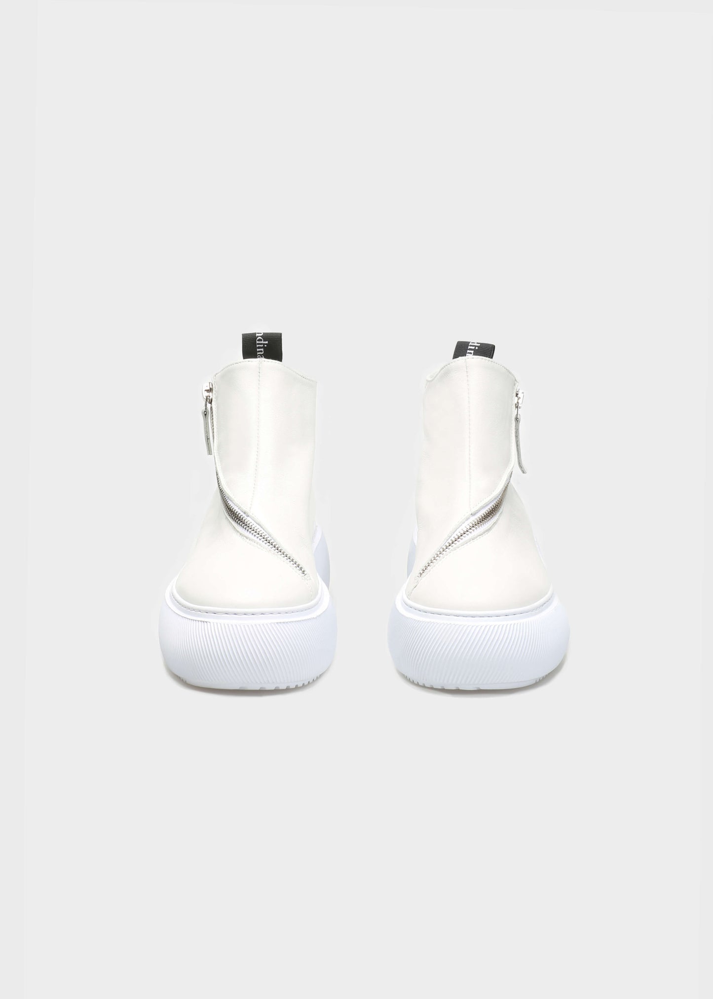 HEDDA 001 BIANCO FREDDO SNEAKER IN CAPRICORNO LEATHER