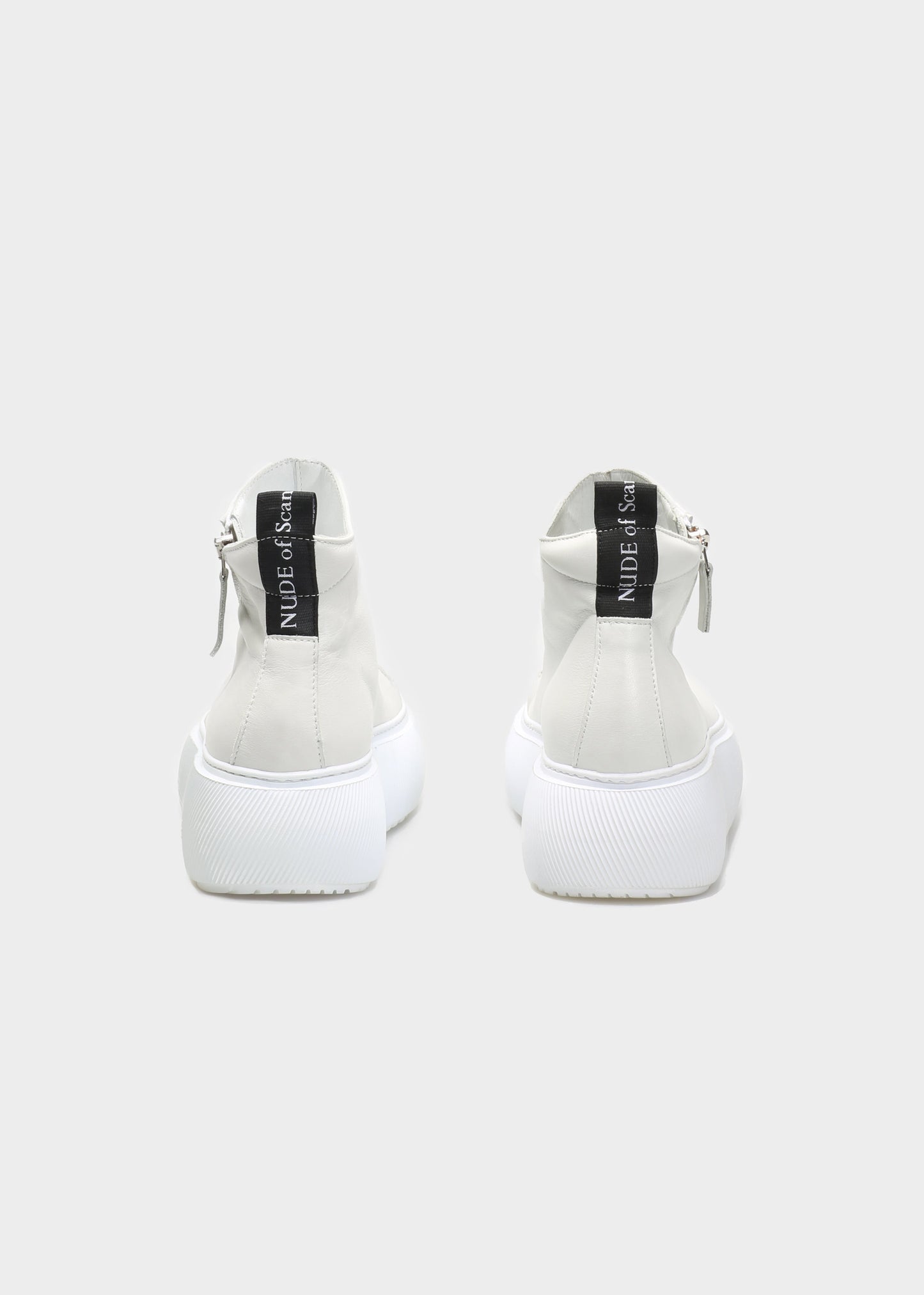 HEDDA 001 BIANCO FREDDO SNEAKER IN CAPRICORNO LEATHER