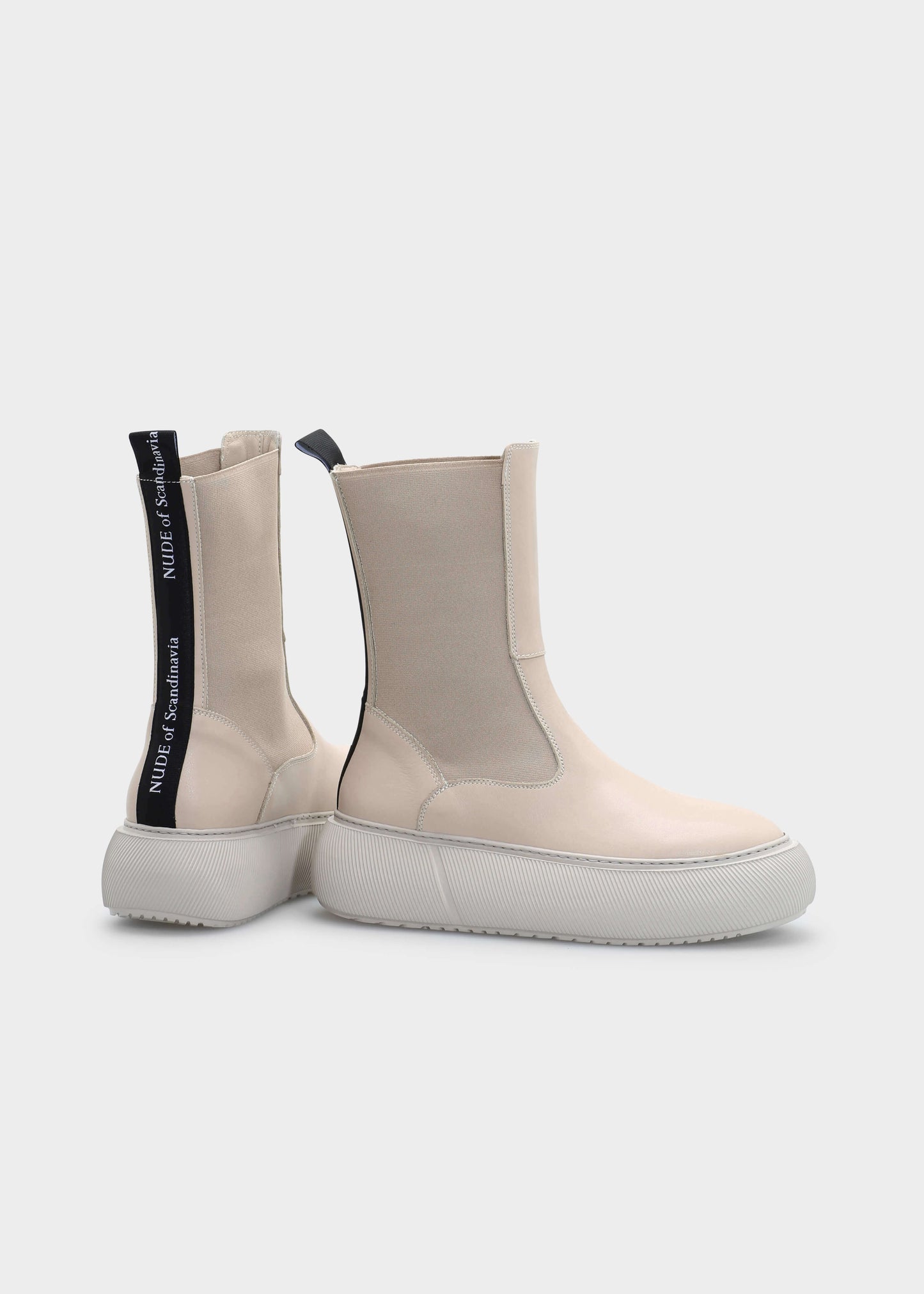 HEDDA 002 LATTE MACCHIATO BOOT IN CAPRICORNO LEATHER