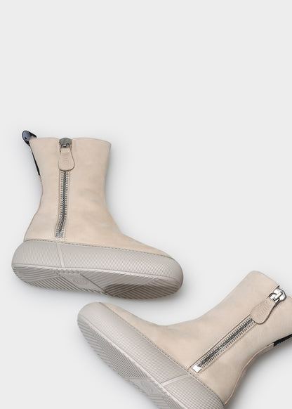 HEDDA 003 GESSO BOOT IN NABUK IDRO LEATHER