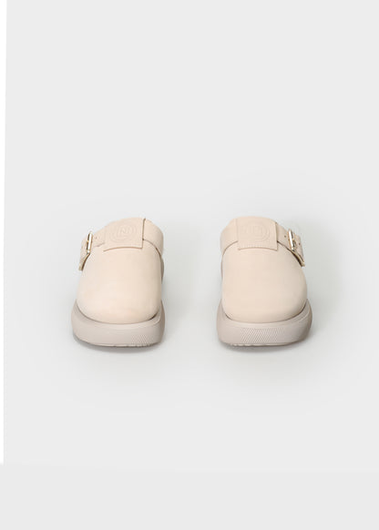 HEDDA 016 GESSO SANDAL IN NABUK IDRO LEATHER