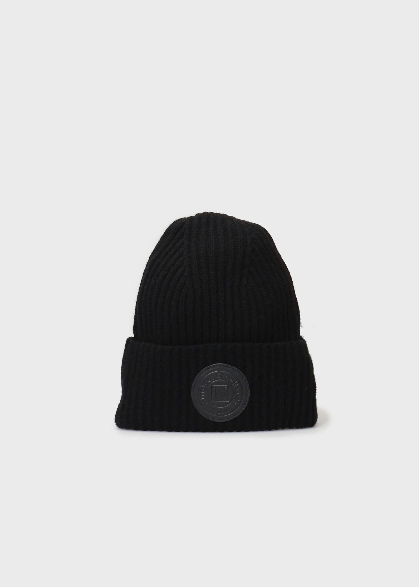 HUVA 002 BLACK BEANIE