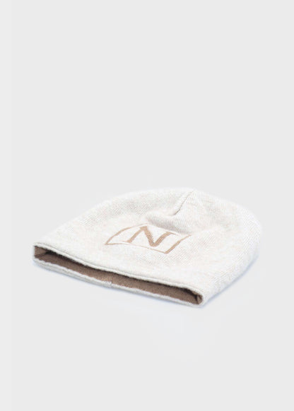 JAMI CASHMERE BEIGE/PANNA BEANIE