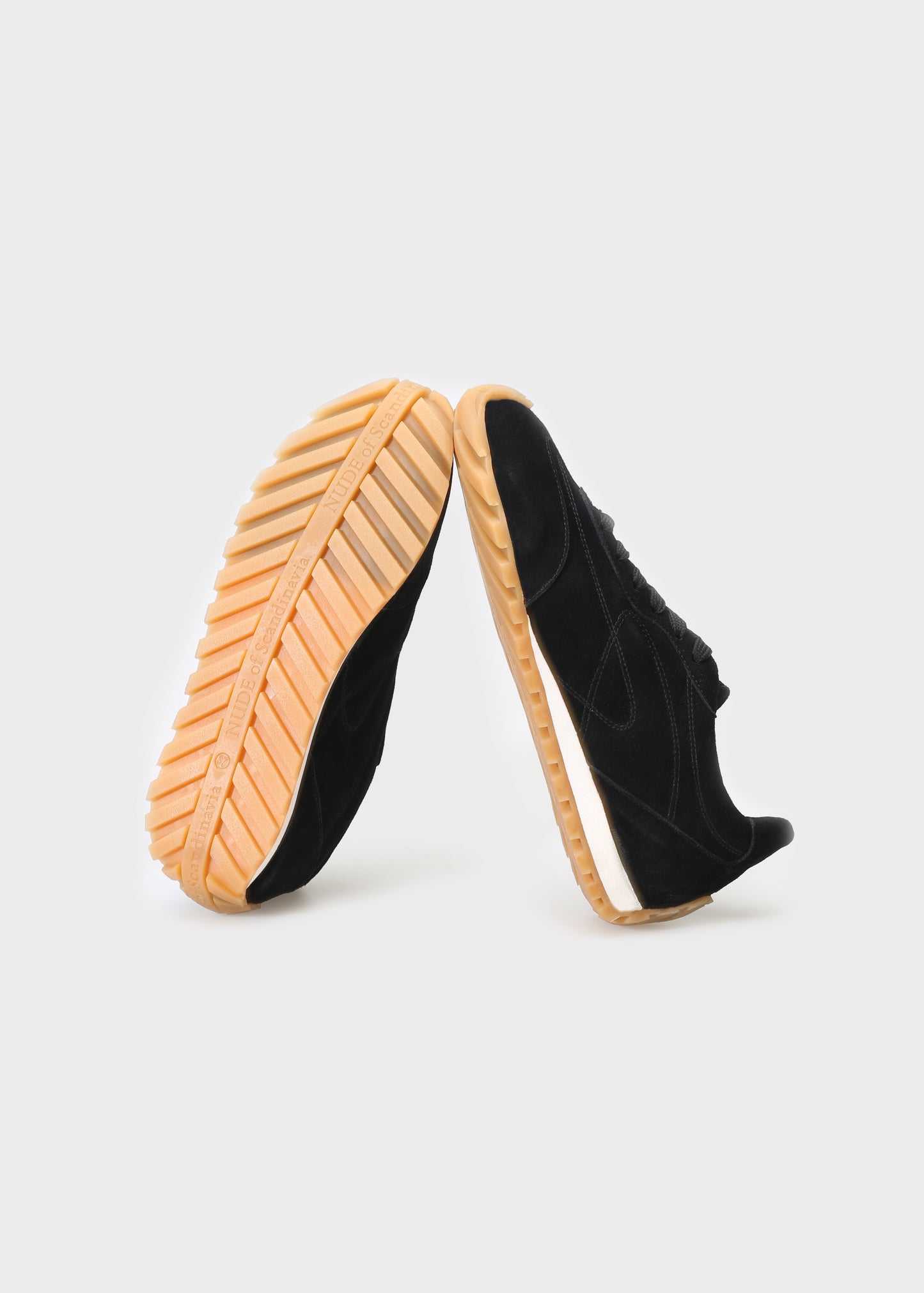 JENNY 001 NERO SNEAKER IN VELOUR LEATHER